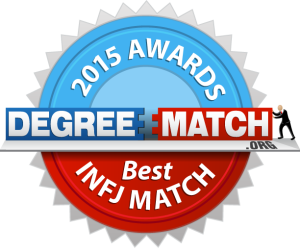 DegreeMatch.org - 2015 Awards - Best INFJ Match