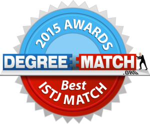 DegreeMatch.org - 2015 Awards - Best ISTJ Match