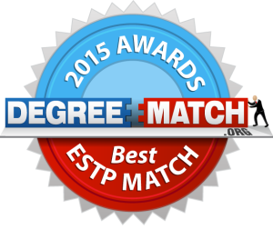 DegreeMatch.org - 2015 Awards - Best ESTP Match
